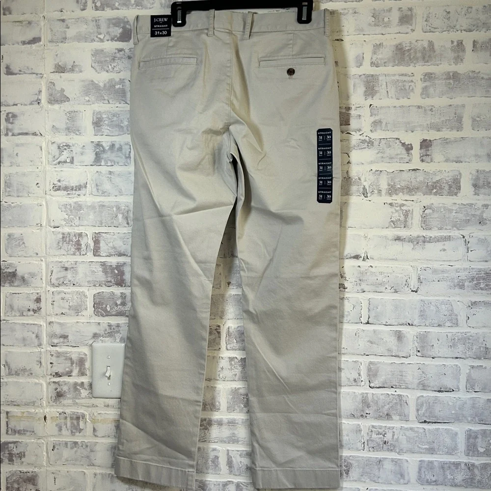 J. Crew Factory Men’s 31 X 30 Straight-Fit Original Chino Pant Khaki New Career